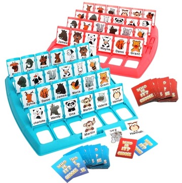 СЕМЕЙНАЯ НАСТОЛЬНАЯ ИГРА УГАДАЙ КТО С ЖИВОТНЫМИ