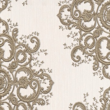 TAPETA DUŻY ORNAMENT WINYLOWA NA FLIZELINIE