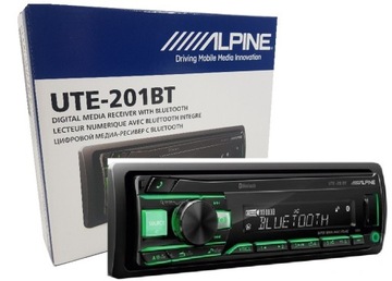 ALPINE UTE-201BT / BT / FLAC / USB / МНОГОЦВЕТНЫЙ / AUX - АВТОМОБИЛЬНЫЙ РАДИО