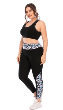 Установите леггинсы на верхние брюки в тренажерном зале плюс