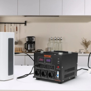 Преобразователь напряжения 110В 230В 5000Вт Тороидальный трансформатор USB-C LED