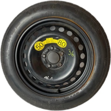 KOLO DOJEZDOVÉ VOLVO V70 III XC70 II 5X108MM T125/85/R16 ET25