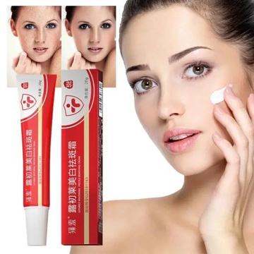 Krem wybielający piegi czarne kropki środek do usuwania melasmy anty