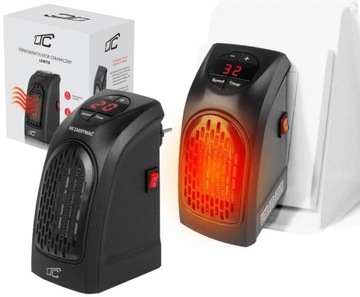 OGRZEWACZ DO KONTAKTU BEZ KABLI LCD TIMER GRZEJNIK ŁAZIENKOWY POKOJOWY