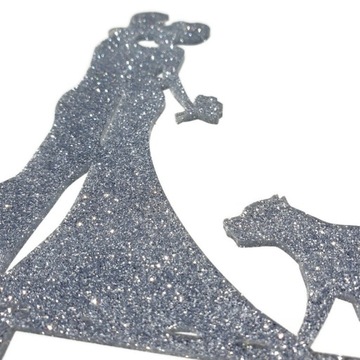 Toper topper para młoda z psem i pies AMSTAF P1A