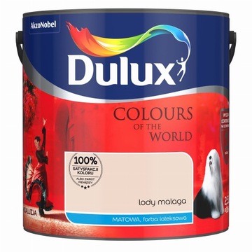 DULUX KOLORY ŚWIATA 2,5L - Lody malaga