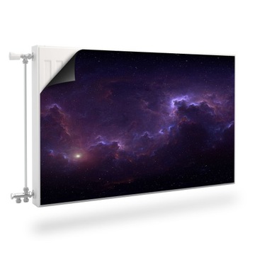 Mata MAGNETYCZNA Fioletowy Kosmos Mgławica 120x60