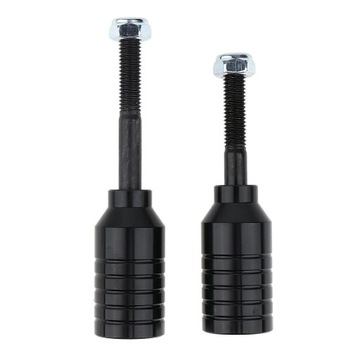 2pcs Pro Scooter Pegs Set with Carbon Steel Black
