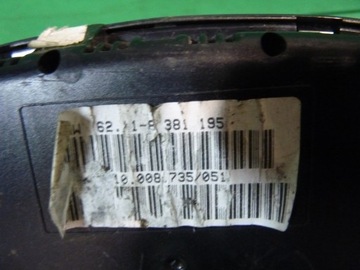 BMW E39 PŘÍSTROJOVÁ DESKA BUDÍKY 525I 530I MANUÁLNÍ 8 381 195