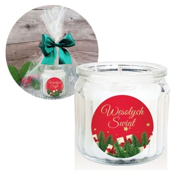 Рождественская свеча в мешочке с бантом. Рождественский ПОДАРОК.