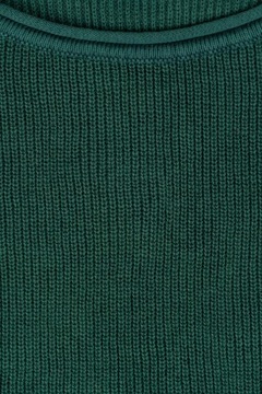 Primark Męski Bawełniany Klasyczny Szmaragdowy Sweter Sweterek Bawełna L