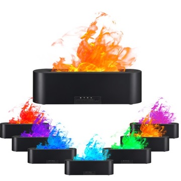Увлажнитель-диффузор Flame Aroma, 7 цветов для дома