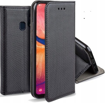 ETUI SMART MAGNET FUTERAŁ DO SAMSUNG A20E + SZKŁO