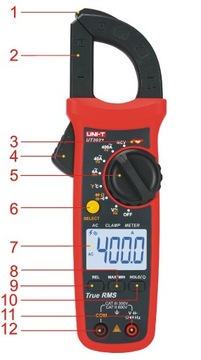Измерительные клещи переменного тока AMPERMETER UT202+
