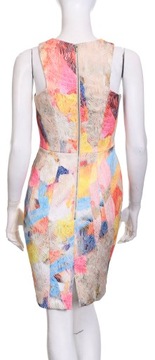 H&M kolorowa sukienka ołówkowa bez rękawów 34