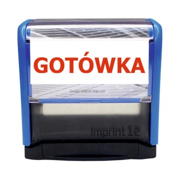 Pieczątka GOTÓWKA różne kolory odbicia Trodat Imprint 8911