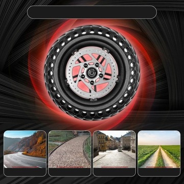 ТВЕРДЫЕ РЕЗИНОВЫЕ ШИНЫ ДЛЯ СКУТЕРА СОТОВЫЕ ШИНЫ 8,5 ДЮЙМОВ