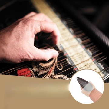 ZESTAW DO GITARY, UKULELE, KOSTKI DO PALCÓW