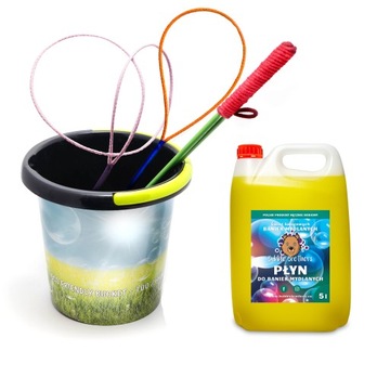 Набор ведер для жидкости Soap Bubble Liquid 5л