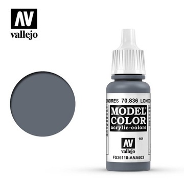 Цвет модели Vallejo 70.836 LONDON GREY 17 мл