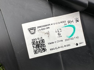 DACIA SPRING LED SVĚTLO PRAVÁ LEVÝ