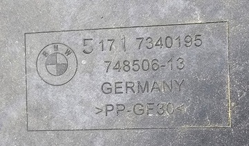 BMW 7 G11 G12 ORIGINÁLNÍ PODBĚH PRAVÝ PŘEDNÍ DÍL 7340194 7340195