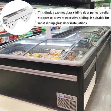 Двойной зажим для зеркала для стеклянных дверей, 10 шт.