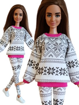 Ubranka dla lalek - Bluza i getry - Ubranko dla lalki Komplet