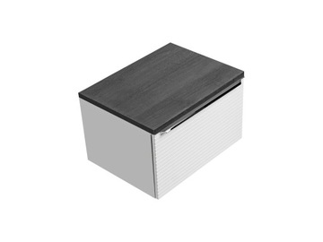 ZESTAW MEBLI ŁAZIENKOWYCH 60 CM SZAFKA+BLAT