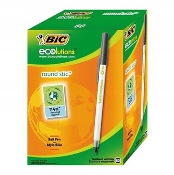 ШАРИКОВАЯ РУЧКА BIC ROUND STIC CLASSIC 1 ММ, ЧЕРНАЯ