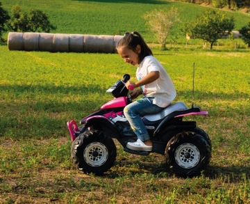 PEG PEREGO CORRAL T-REX PINK QUAD для девочек
