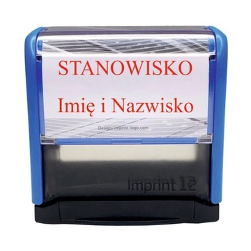 Pieczątka Imienna Stanowiskowa mała Trodat Imprint 8911 do 3-4 linii