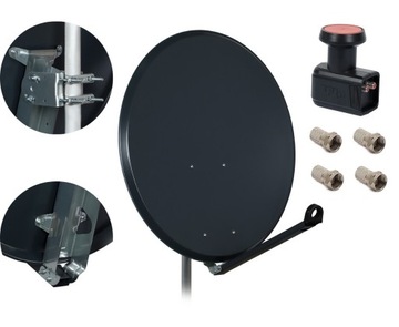 Antena satelitarna 90cm FAMAVAL Konwerter TWIN ZŁ