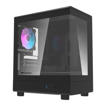 Počítačová Počítačová Skříň darkFlash DB330M M-atx, 3 ventilátory, aRGB, Mini Tower