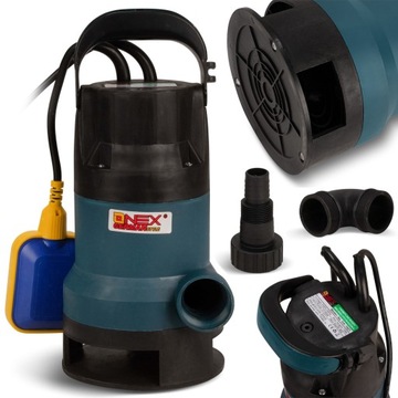 POMPA DO WODY CZYSTEJ BRUDNEJ MOCNA ZATAPIALNA 3150W 7500L/h
