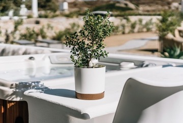 DONICZKA DONICA OSŁONKA TUBO PM Z PODSTAWKIEM ECO DPOD240 Biała