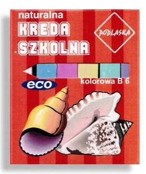 Kreda szkolna kolorowa 6 kolorów ECO Podlaska