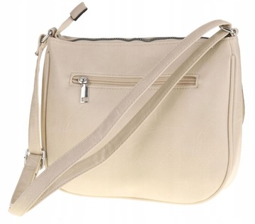 FILAROW Elegancka Torebka Damska beżowa listonoszka YD9248 Beige