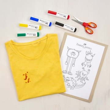 Маркеры, фломастеры для тканей, футболок.