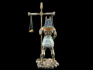 Статуэтка Скульптура Статуя бронза АНУБИС ДЕРЖИТ ВЕС VERONESE WU77966A4