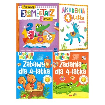 Elementarz i ćwiczenia dla 4-latka