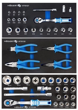 HOGERT Мастерская тележка с оборудованием, 252 шт. ПРОФИ ИНСТРУМЕНТЫ КРАКОВ