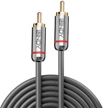 Kabel Lindy RCA (Cinch) RCA (Cinch) 2m srebrny (35340)