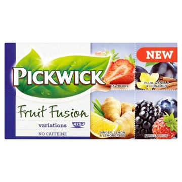 Herbata Pickwick-FRUIT FUSION 4smaki-20szt -NOWOŚĆ