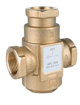 Afriso Zawór temperaturowy ATV 334, DN25, Rp1