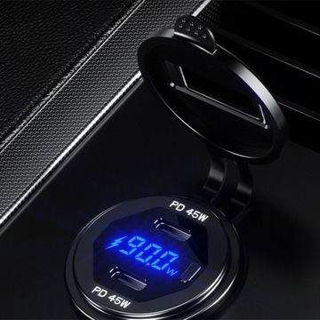 USB-разъем для быстрого автомобильного зарядного устройства типа C, новинка