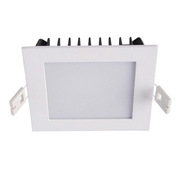 Lampa biała oprawa sufitowa do zabudowy Gobby LED