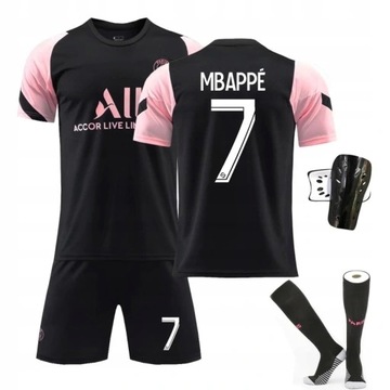 Komplet Strój Piłkarski koszulka PSG Mbappé No.7