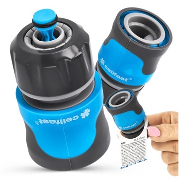 Быстрый соединитель для шланга | Соединитель подачи шланга Cellfast 1/2