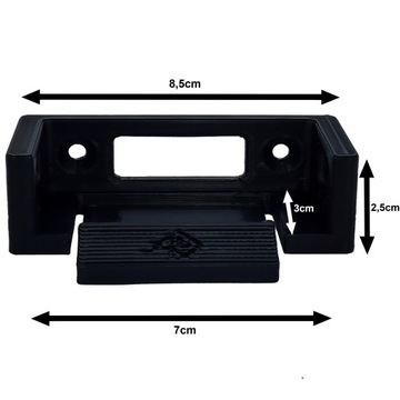 Настенный держатель для вертикального уровня 65 мм.